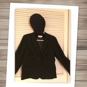CALVIN KLEIN NWT Black Two Button Blazer!
